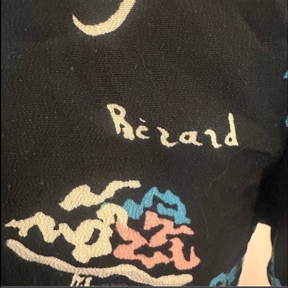 Vtg ‘95 Anna Sui “Bérard Face” Print Dress Size Petite - Picture 14 of 16